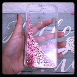 I phone 6s phone case glitter case *SOLD*